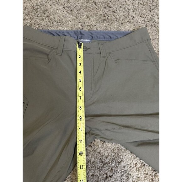 EDDIE BAUER Mens Nylon Shorts Hiking Outdoor Camping Travel Preppy Basic Sz 32 - Picture 9 of 11